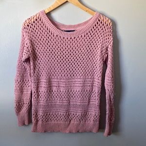 Pink knit American Eagle sweater